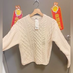 uniqlo Cable crew neck sweater